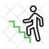 climbing stairs icon png