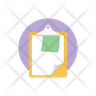 icon for writing board