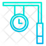 icon for railway station clock