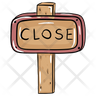 close label icon png
