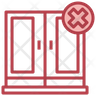 icon for close door