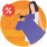 icon for clothing sale