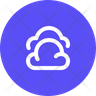 free overcast clouds icons
