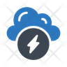 cloud bolt icons