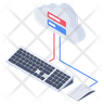 cloud keyboard icon