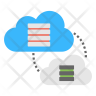 cloud data migration icons