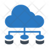 double cloud icon svg