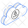 cloud save symbol