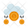 cloud income symbol
