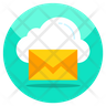 icons of mail cloud