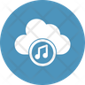 cloud music icons free