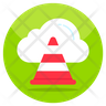 cloud network traffic emoji