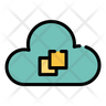 icon for cloud scalability