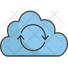 cloud update icon svg