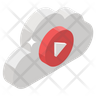 icon for cloud online video