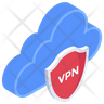 cloud proxy server icon svg