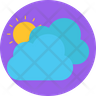partly cloudy symbol
