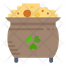 clover gold pot icon png