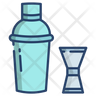 icons of cocktail shaker