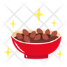 chocolate beans icons