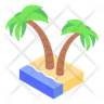 icon coco palm
