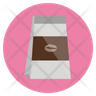 coffee package icon svg