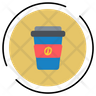 reusable coffee cup icon