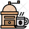 icons for coffee grider