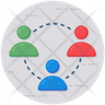 business collaborate icons