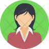 college girl icon svg