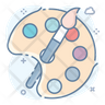 painting tray icon png