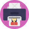 icon for color printer