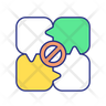 communication barrier icon