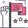 communist flag icons free
