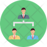 employee hierarchy symbol