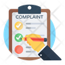 grievance sheet icon svg