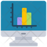 icons for computer bar chart