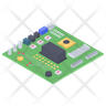 icons of micro electronics