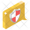 secure chatting icon