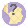 brain question symbol