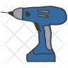 construction drill logo