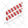 construction barricade icon svg