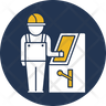 icon for engineering and construction worker