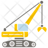 free clamshell excavator icons