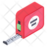 centimeter ruler icon