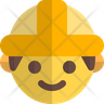happy worker icon