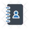 contactbook icon png