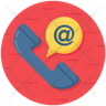 icon voice call message