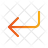 corner-down-left symbol