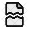 corrupted folder icon